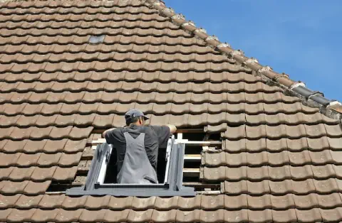 Pose de velux - Novy-Chevrières